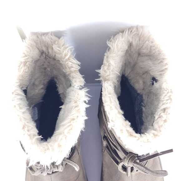 Keen Women's Brighton Low US6 Brown Leather insulated  Shearling Snow Boots - Picture 15 of 16